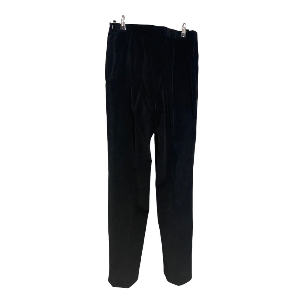 Vintage Johnathon Logan Velvet Pants fully lined Side Zipper size 11/12 - Picture 2 of 7